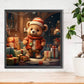 Christmas Gift Bear 5D DIY Diamond Painting Kit