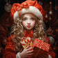 5D DIY Diamond Painting Kit - Full Round / Square - Christmas Girl