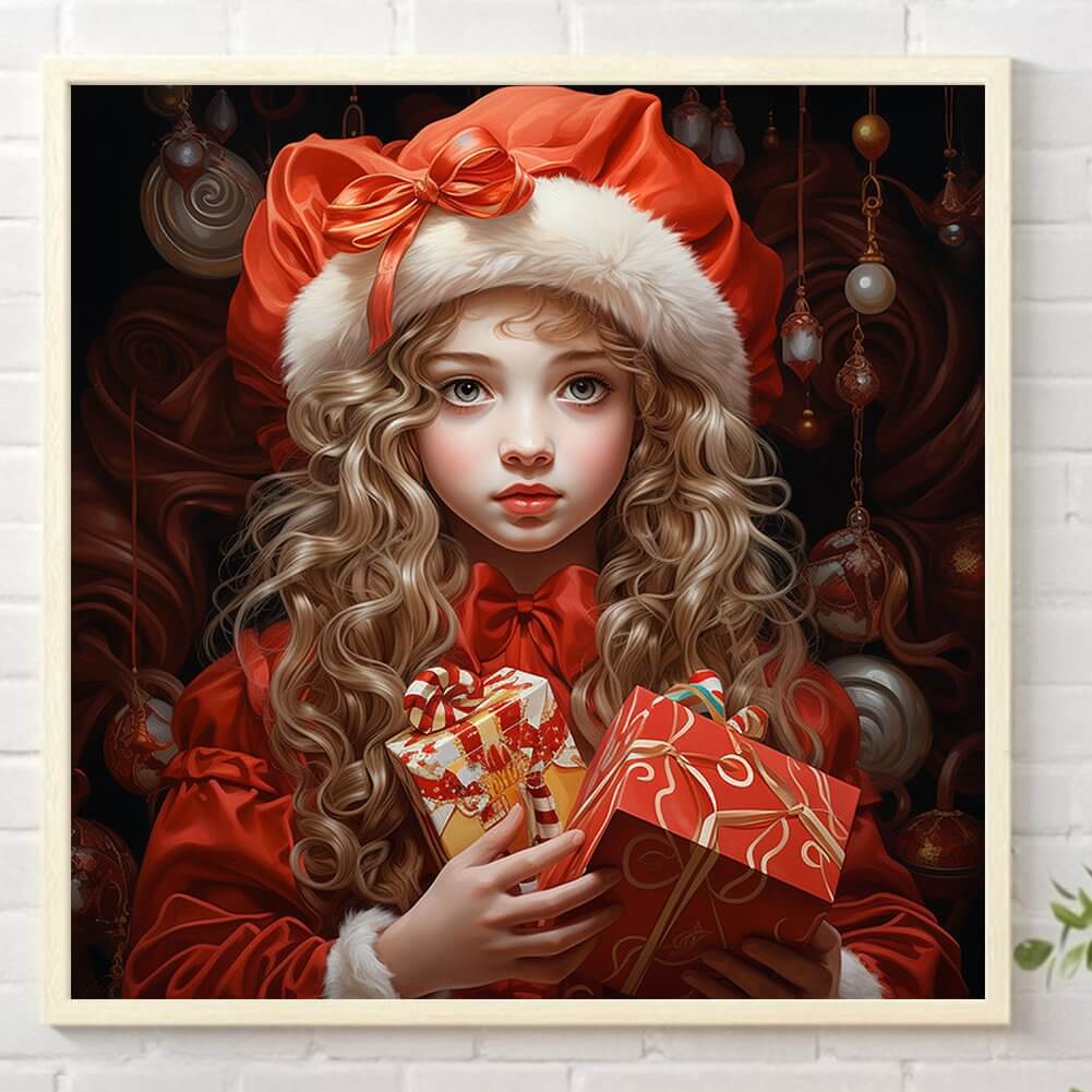 Christmas Girl 5D DIY Diamond Painting Kit