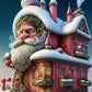 Christmas House Full Round / Square Diamond Painting
