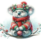 5D DIY Diamond Painting Kit - Full Round / Square - Christmas Koala