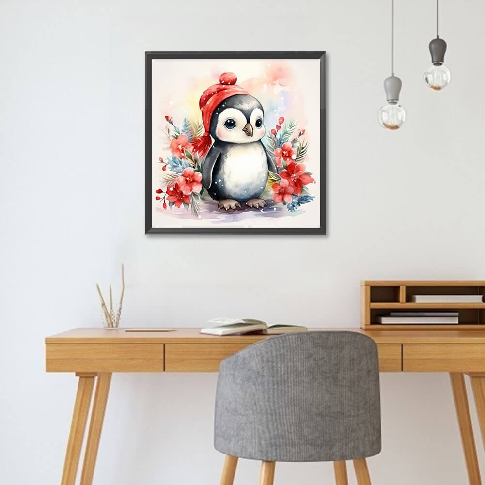 Christmas Penguin 5D DIY Diamond Painting Kit 