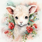 5D DIY Diamond Painting Kit - Full Round / Square - Christmas Sheep