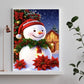 christmas snowman diamond art