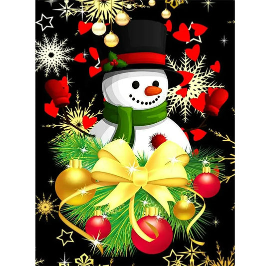 5D DIY Diamond Painting - Full Round / Square - Christmas Snowman D