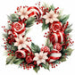 5D DIY Diamond Painting - Full Round / Square - Christmas Wreath C