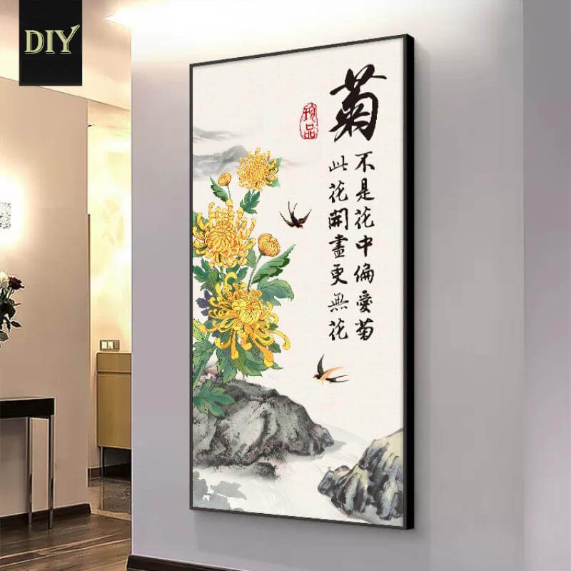 Chrysanthemum 5D DIY Diamond painting