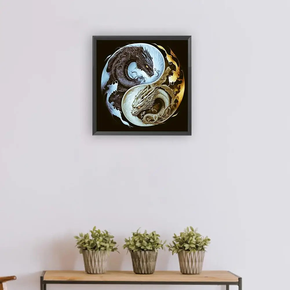 Two Dragons 5D DIY Diamond Painting
