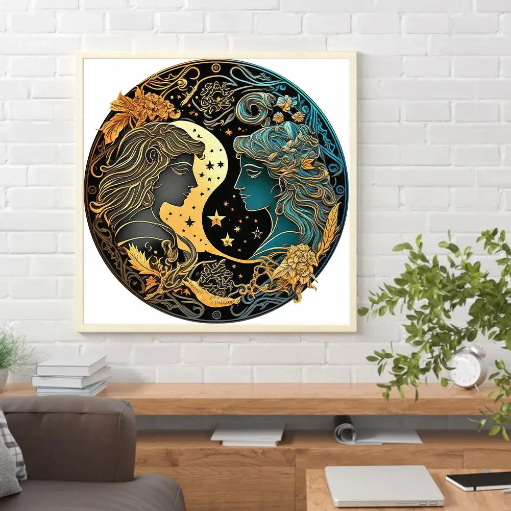 Classical Beauty 5D DIY Full Drill Diamond Painting