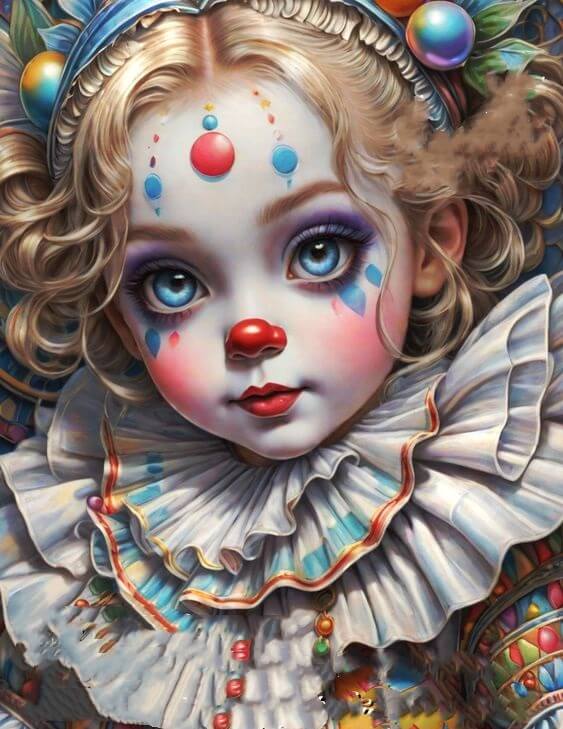 Clown Girl 5D DIY Diamond Painting