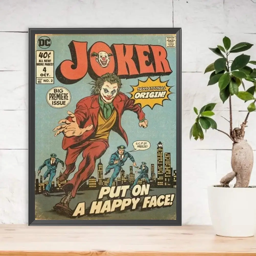 Clown Poster Full Round / Square Diamond Painting