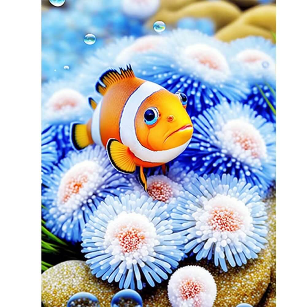 5D DIY Diamond painting - Full Round / Square - Clownfish