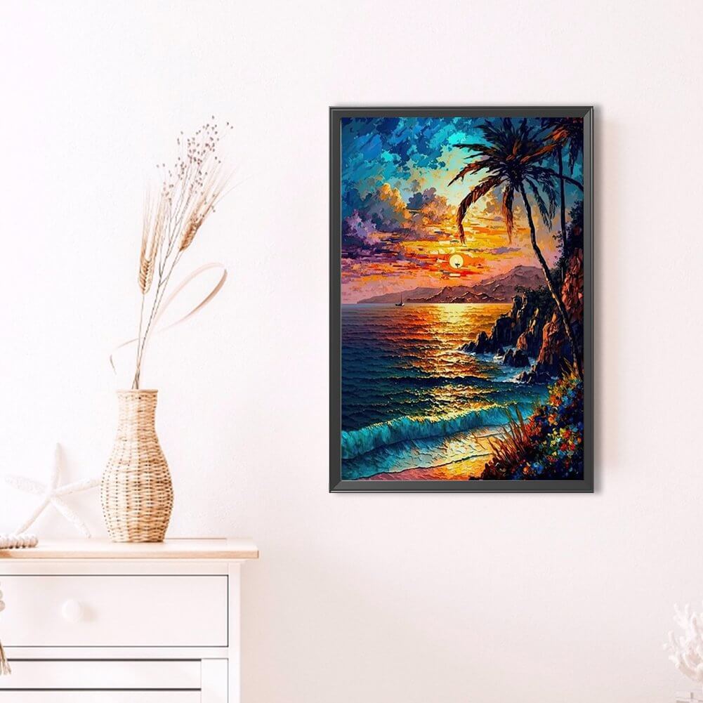 Cocoanut Seaside DIY Diamond Painting