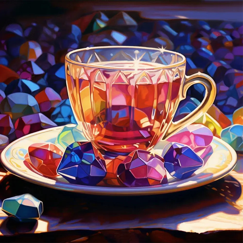 5D DIY Diamond Painting Kit - Full Round / Square - Coffee