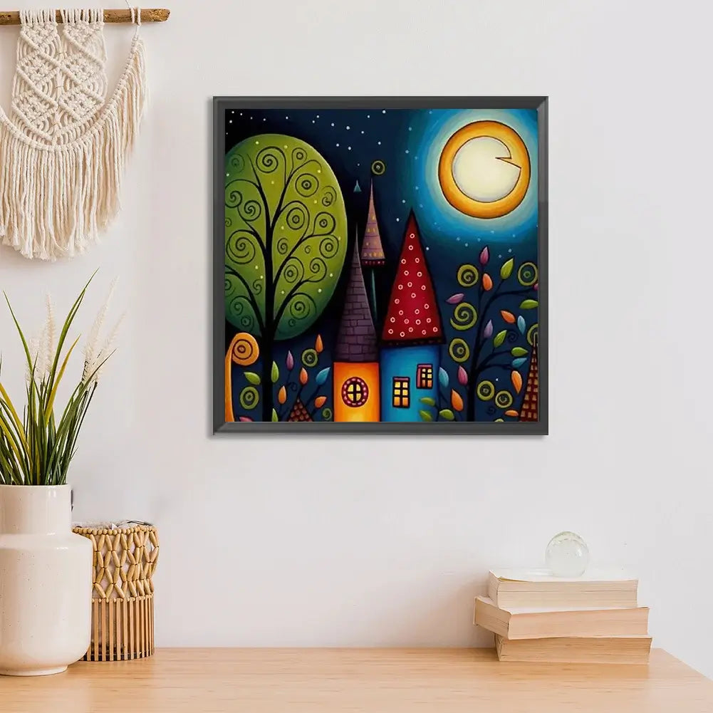 Abstract Cartoon House 5D DIY Diamond Painting CRAFT