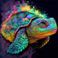 5D DIY Diamond Painting Kit - Full Round / Square - Colorful Turtle