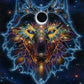 constellation wolf 5d diamond painting kit