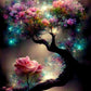 DIY Diamond Painting Kit - Full Round / Square - Cosmic Tree Of Life