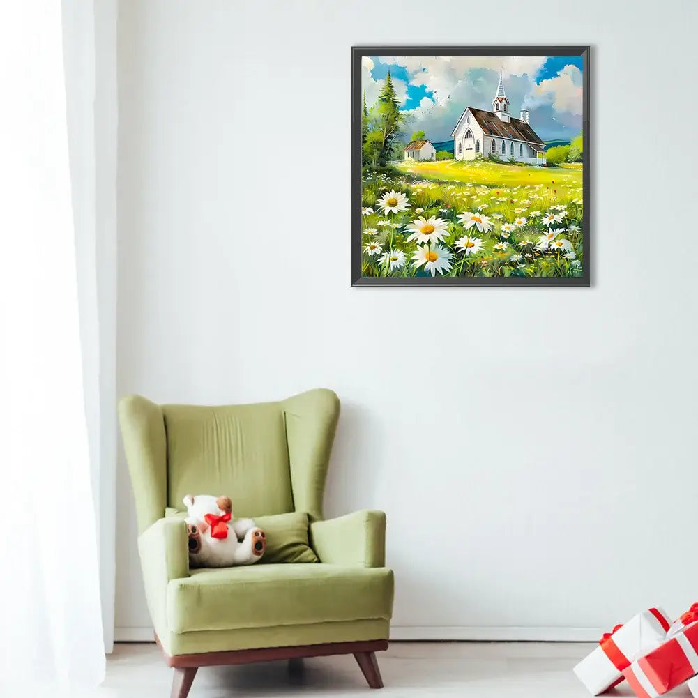 5D DIY Countryside House Diamond art kit