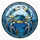 Crab Stained Glass 5D DIY Diamond Painting