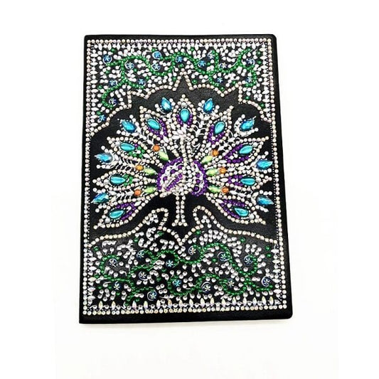 craft ease diamond painting cover notebook peafowl