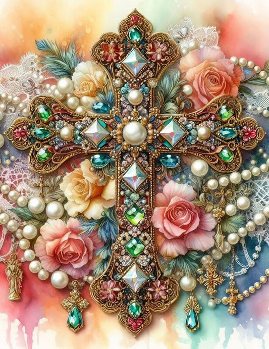 Cross 5D DIY Religion Diamond Painting Kit