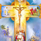 5D DIY Religion Diamond Painting - Full Round / Square - Cross