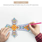 Cross Religion Diamond Painting Led Table Lamp Ornament