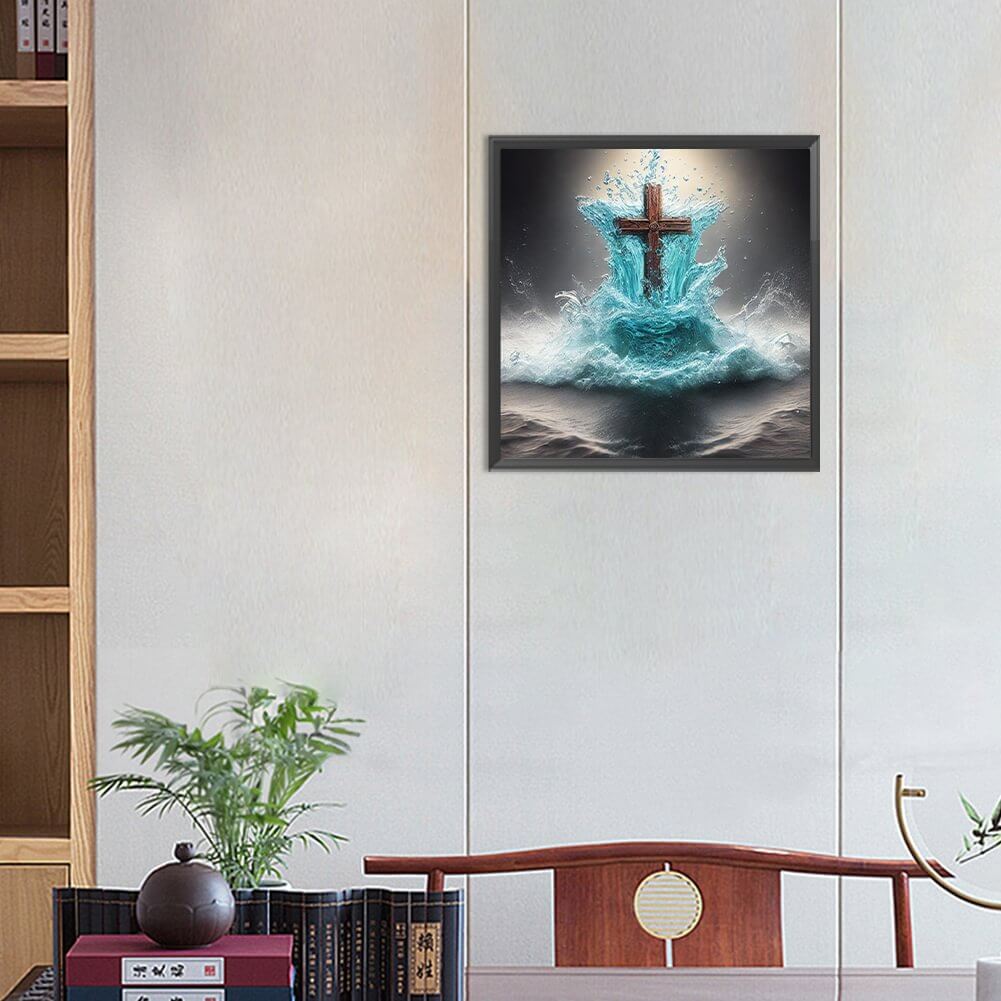 5D DIY Diamond Painting - Full Round / Square - Crucifix