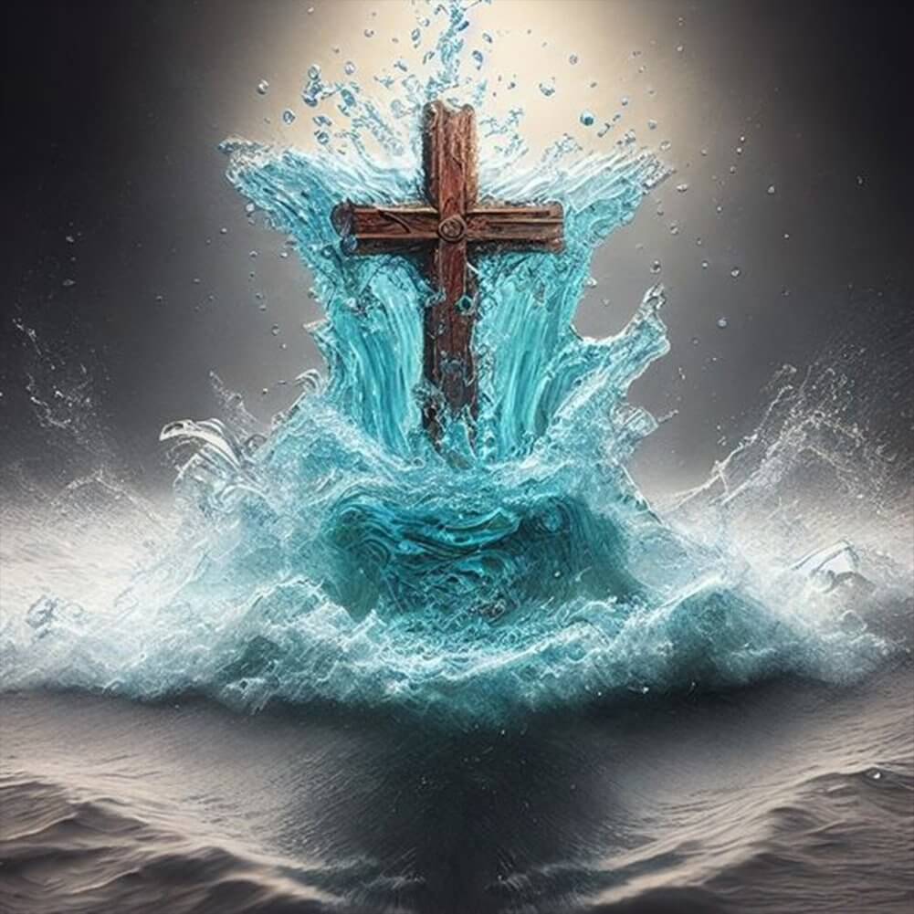 crucifix diamond painting