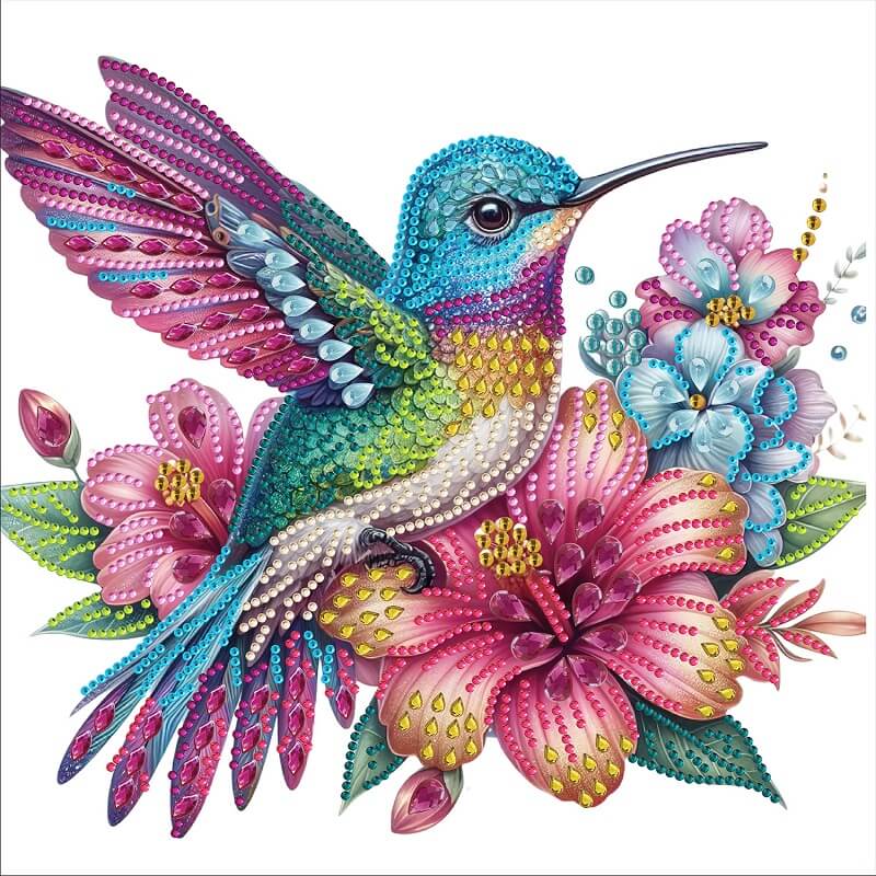 Bird Crystal Rhinestone Diamond Art