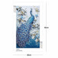 Diamond Painting Crystal Rhinestone Peacock Canvas Size
