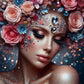 crystal woman diamond painting art