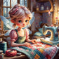 5D DIY Diamond Painting Kit - Full Round / Square - Cute Elf