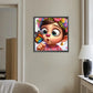 Cute Girl And Butterfly 5D DIY Diamond Painting Kit