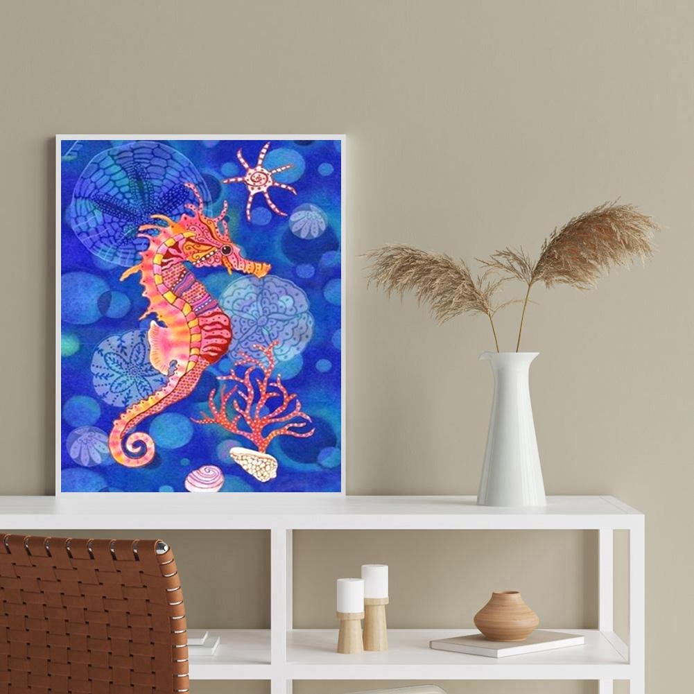 Diamond Painting - Full Round - Seahorse A