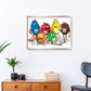 11CT Stamped Cross Stitch - M&M(40*30CM)