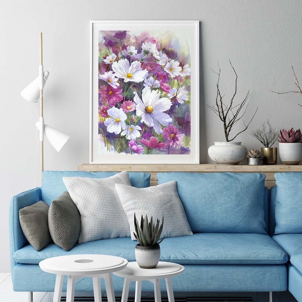 Diamond Painting - Full Round - Flowers J