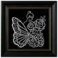 DIY Pearl Painting With Frame - Handmade Self-Adhesive Pearls - Woman (27*27cm)