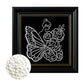 DIY Pearl Painting With Frame - Handmade Self-Adhesive Pearls - Woman (27*27cm)