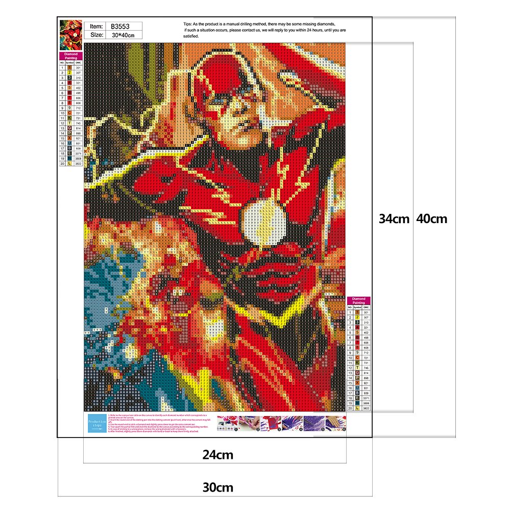 Diamond Painting - Full Round - Film Hero