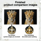 DIY Pearl Painting With Frame - Handmade Self-Adhesive Pearls - Leopard (25*25cm)
