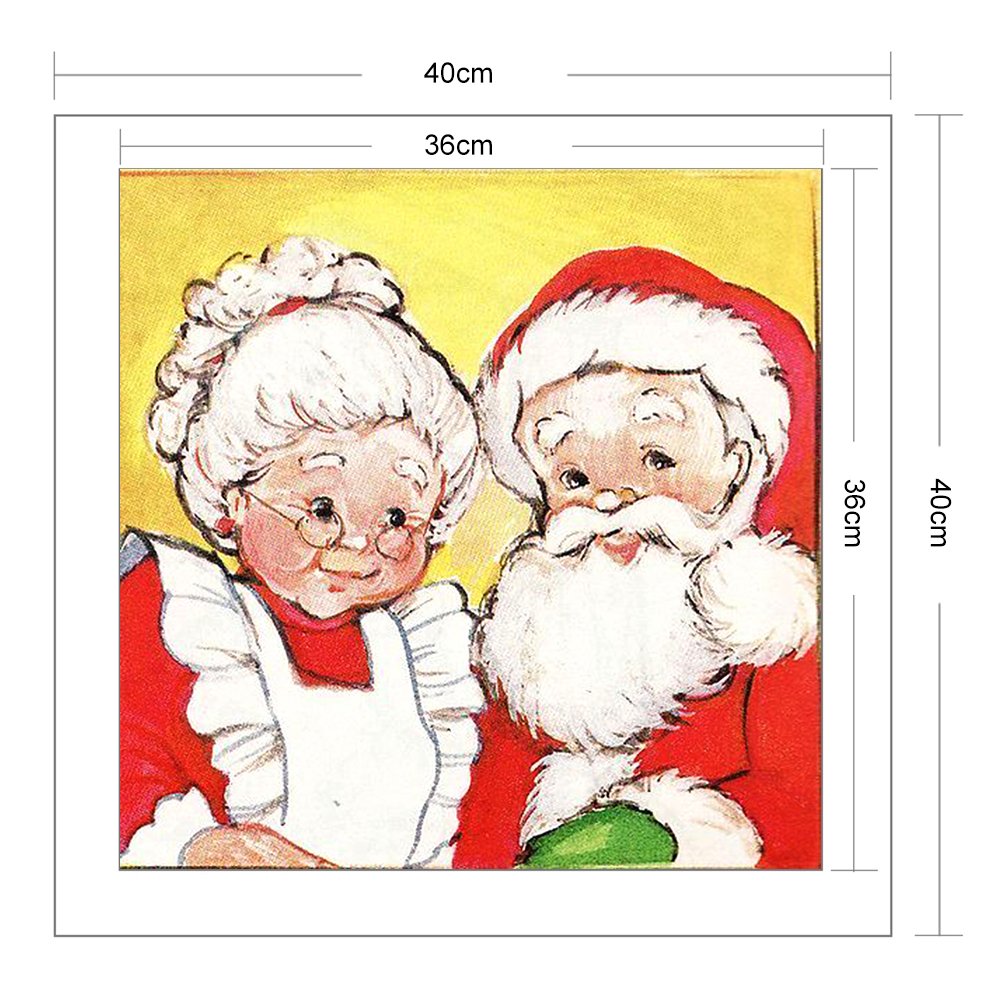 11ct Stamped Cross Stitch - Santa Claus(40*40cm)