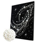 DIY Pearl Painting With Frame - Handmade Self-Adhesive Pearls - Milky Way (30*40cm)