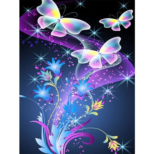 11ct Stamped Cross Stitch Butterfly (30*40cm)