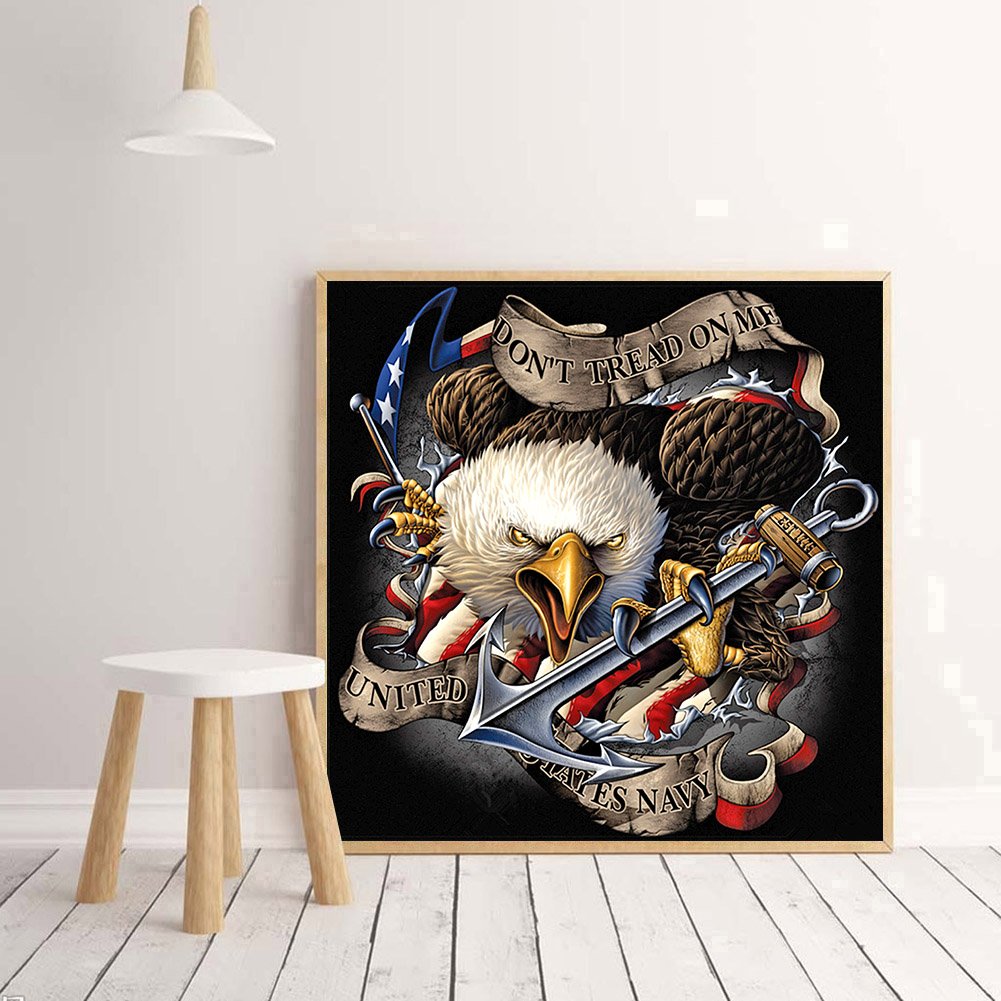Diamond Painting - Full Round - Fierce Eagle (40*40cm)
