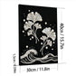 DIY Pearl Painting With Frame - Handmade Self-Adhesive Pearls - Ginkgo Leaves (30*40cm) A