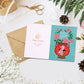 DIY 5D Diamond Painting Happy Birthday Postcard-Flower