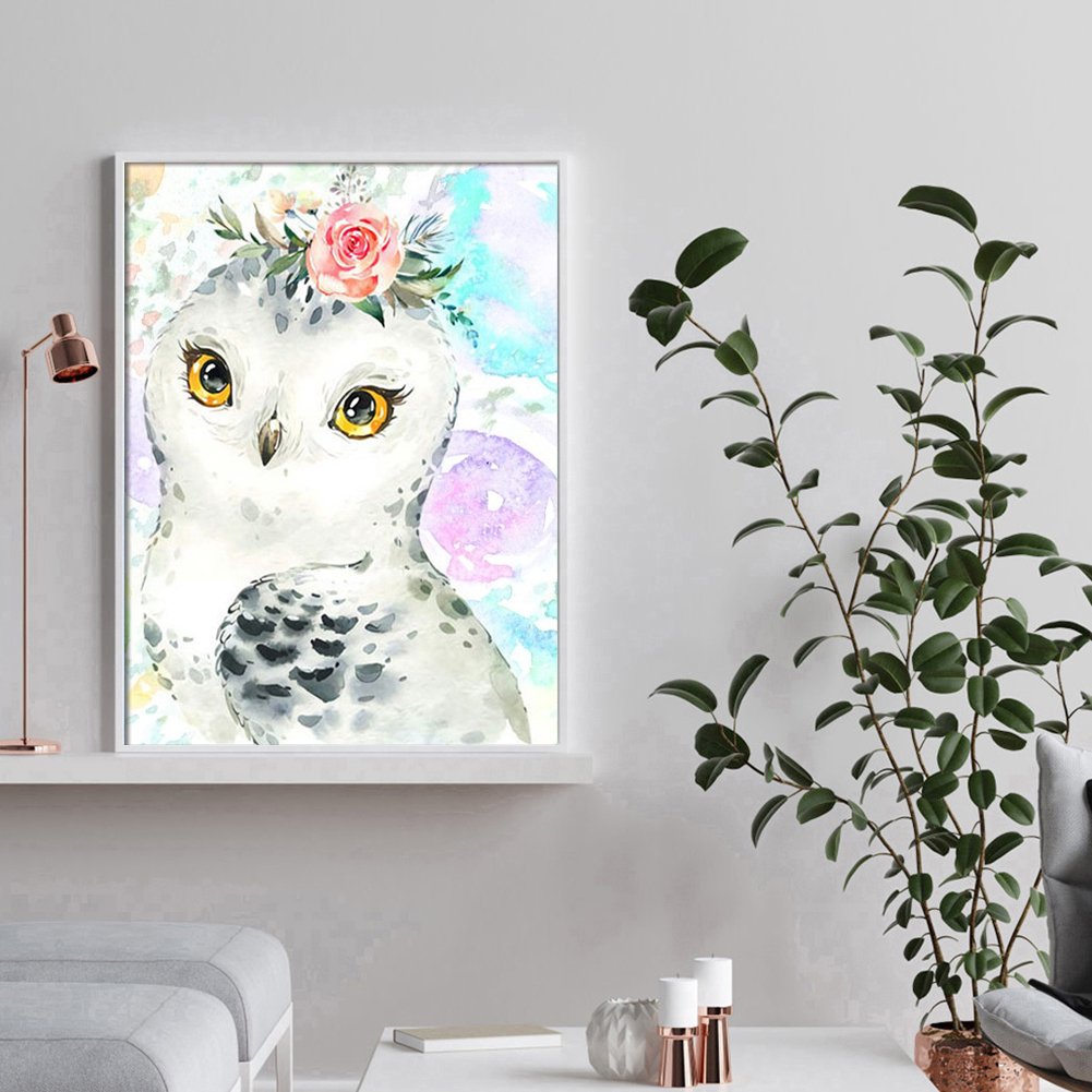 Diamond Painting - Full Round - Owl 4