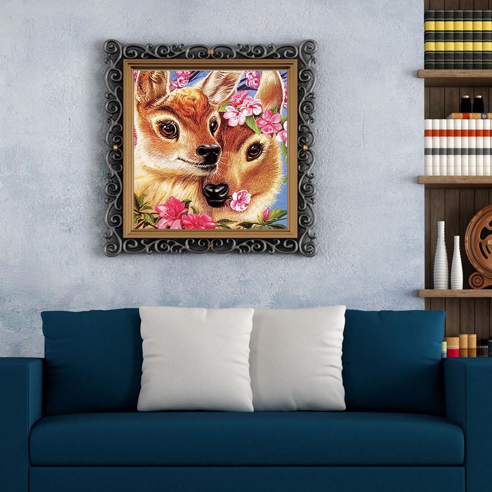 Diamond Painting - Full Round - Deers B